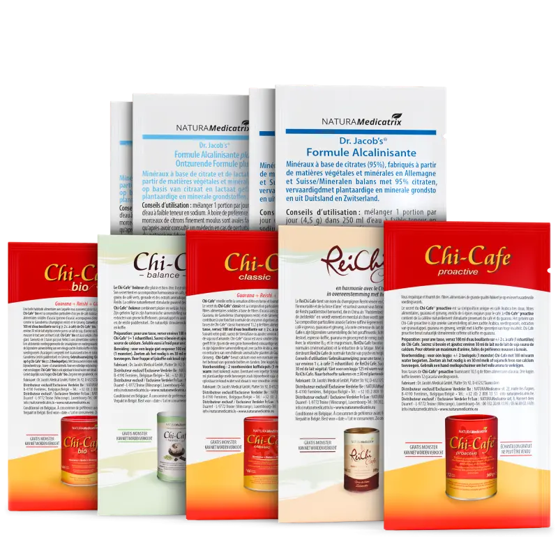 9x Proben (Chi-Cafe® + Basische Formeln) | Dr. Jacob's