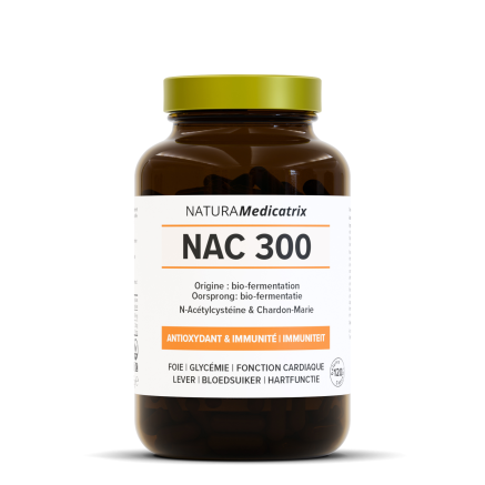 NAC 300 - 120 gélules - NATURAMedicatrix