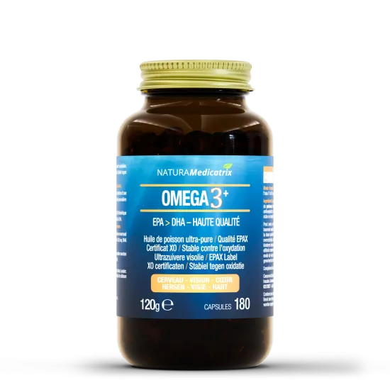 Omega 3 + — 60 gélules — Cerveau - Cœur - Yeux