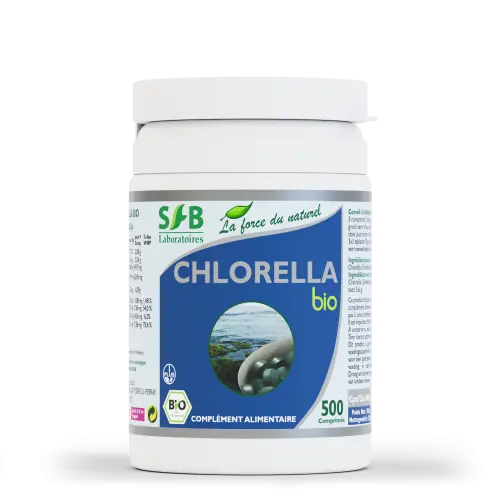 Chlorella Bio - 500 Comprimés - Laboratoires SFB
