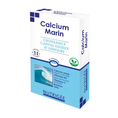 Calcium Marin - 30 comprimés - NUTRIGÉE