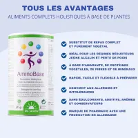 AminoBase - Substitut de repas complet 100% végétal & naturel