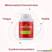 Camu Camu BIO en poudre (100g) - Pur fruit concentré en vitamine C