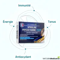 Spiruline Phycocyanine Forte - 20 ampoules - NATURAMedicatrix