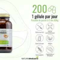 B-Kudzu 200 Kapseln - Anti-Süchtige & Entwöhnung | NATURAMedicatrix