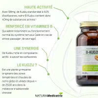 B-Kudzu 200 Kapseln - Anti-Süchtige & Entwöhnung | NATURAMedicatrix