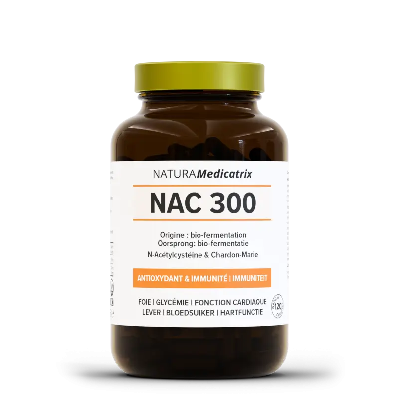 NAC 300 - 120 gélules - NATURAMedicatrix