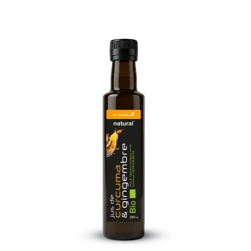 Jus de curcuma et gingembre bio - 250ml - Natural
