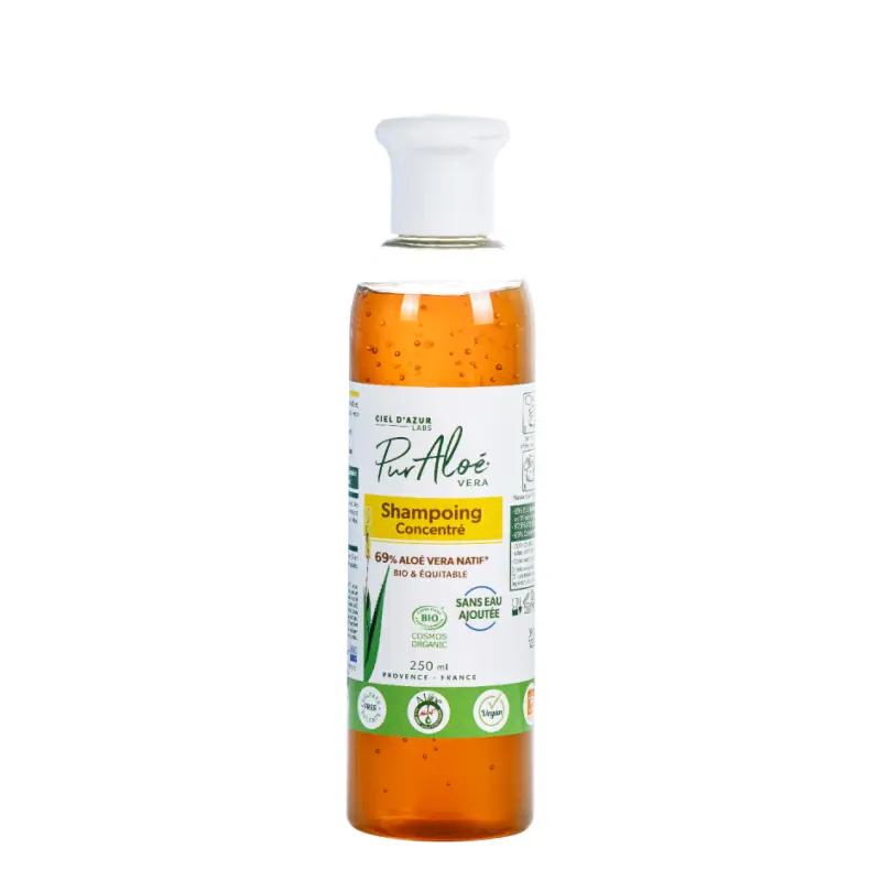 Verzorgende shampoo - aloë vera 70% — 250 ml — Pur'Aloé