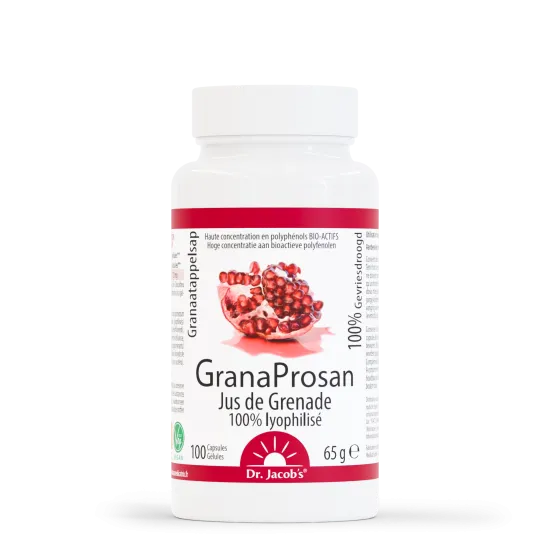 GRANAPROSAN 100 CAPSULES – POLIPHENOLS VAN GRANADA | Dr. Jacob's