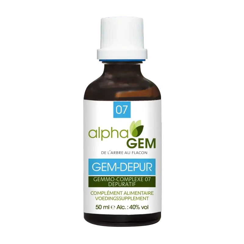Alphagem 07 GEM-DEPUR Organic 50 ml | Bud Extract Complex – NATURAMedicatrix