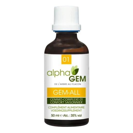 Alphagem 01 GEM-ALL Bio 50 ml | Complexe de bourgeons – NATURAMedicatrix