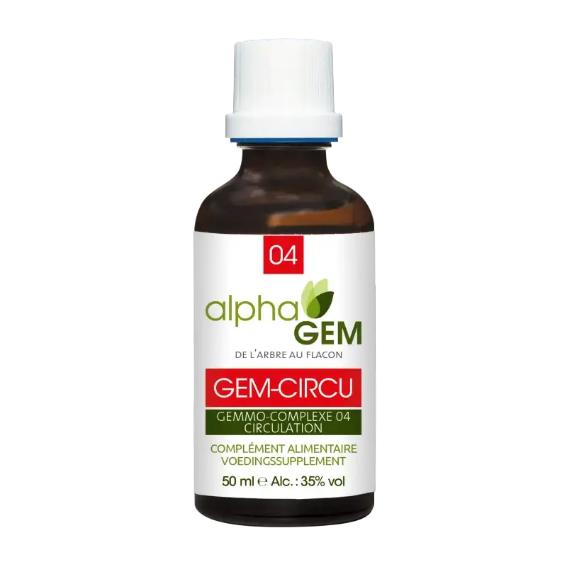 Alphagem 04 GEM-CIRCU Organic 50 ml | Bud Extract Complex – NATURAMedicatrix