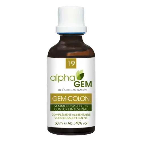 Alphagem 19 GEM-COLON Bio 50 ml | Complexe de bourgeons – NATURAMedicatrix
