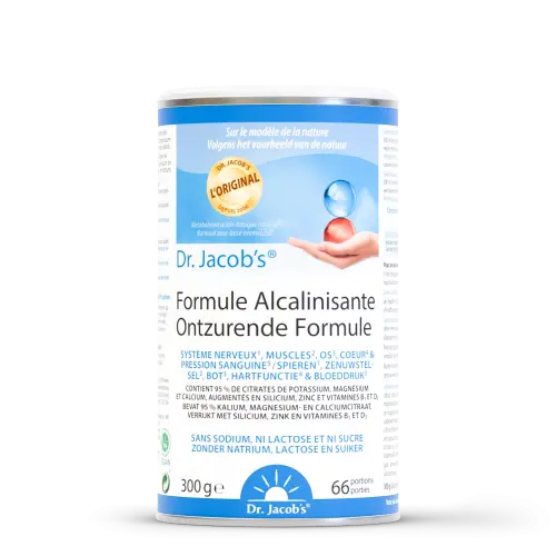 Formule alcalinisante - Équilibre acido-basique - Dr Jacob's