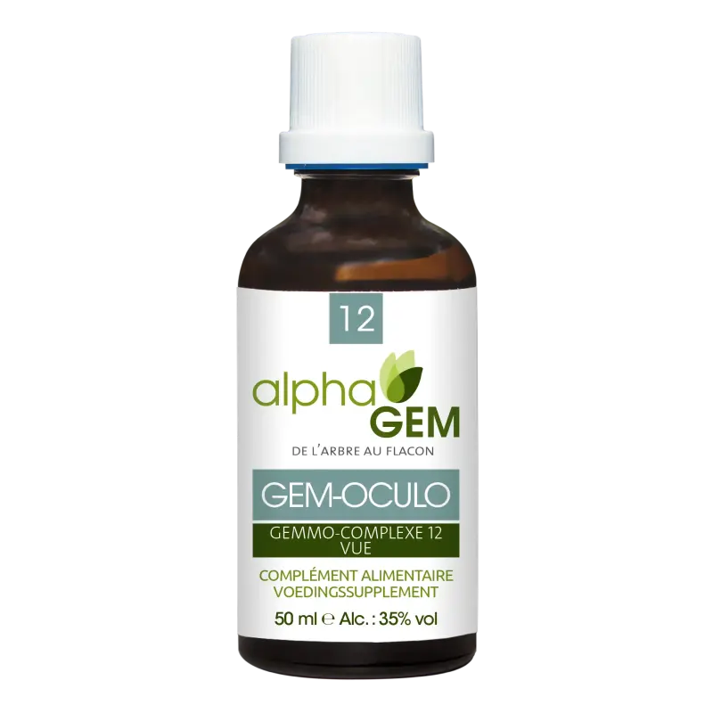 Alphagem 12 GEM-OCULO Bio 50 ml | Knospenkomplex für Augenkomfort | NATURAMedicatrix