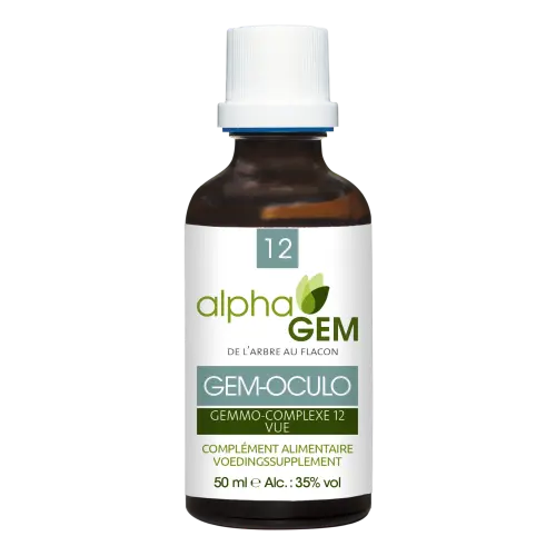 Alphagem 12 GEM-OCULO Organic 50 ml | Bud Extract Complex for Eye Comfort | NATURAMedicatrix