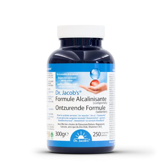 Formule Alcalinisante 250 comprimés – Équilibre acido-basique | Dr. Jacob's
