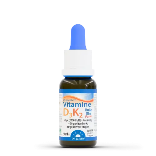 Vitamine D3K2 Forte (2000 UI - 50 µg)