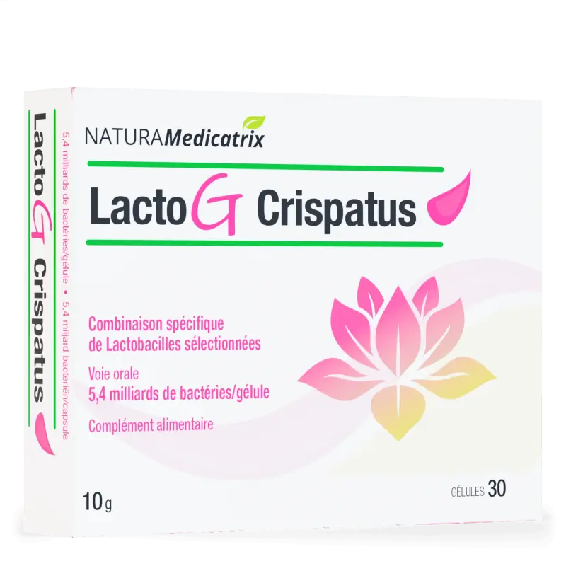 LactoG Crispatus - 30 gélules - Pour votre flore vaginale