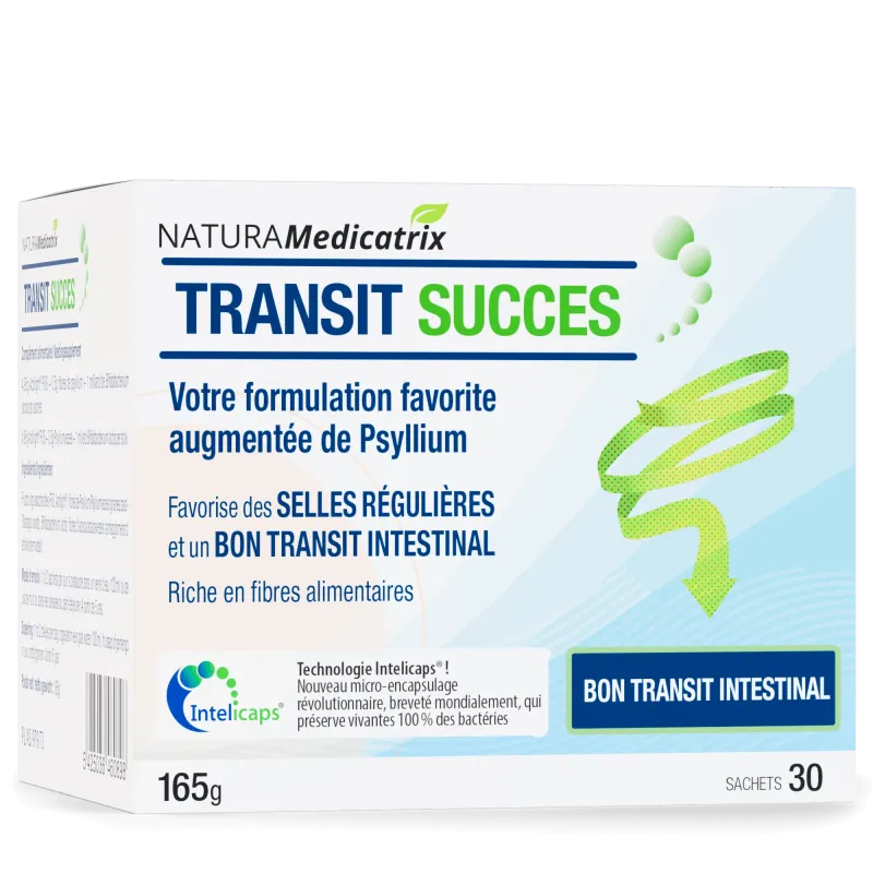 Transit succes (Laxibio Psyllium) - 30 sachets - Transit intestinal