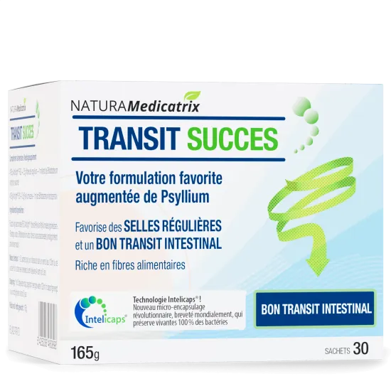 Transit succes 30 sachets – Transit, constipation & psyllium | NATURAMedicatrix