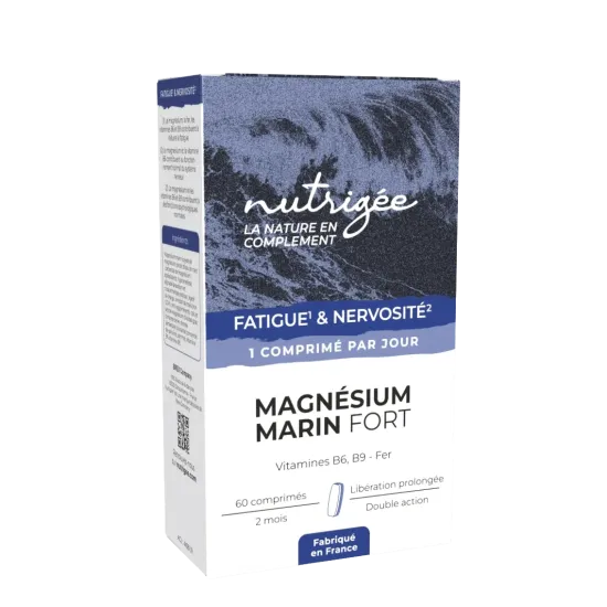 Magnesium Marin 60 tabletten — Anti-vermoeidheid en nerveuze balans | Nutrigée
