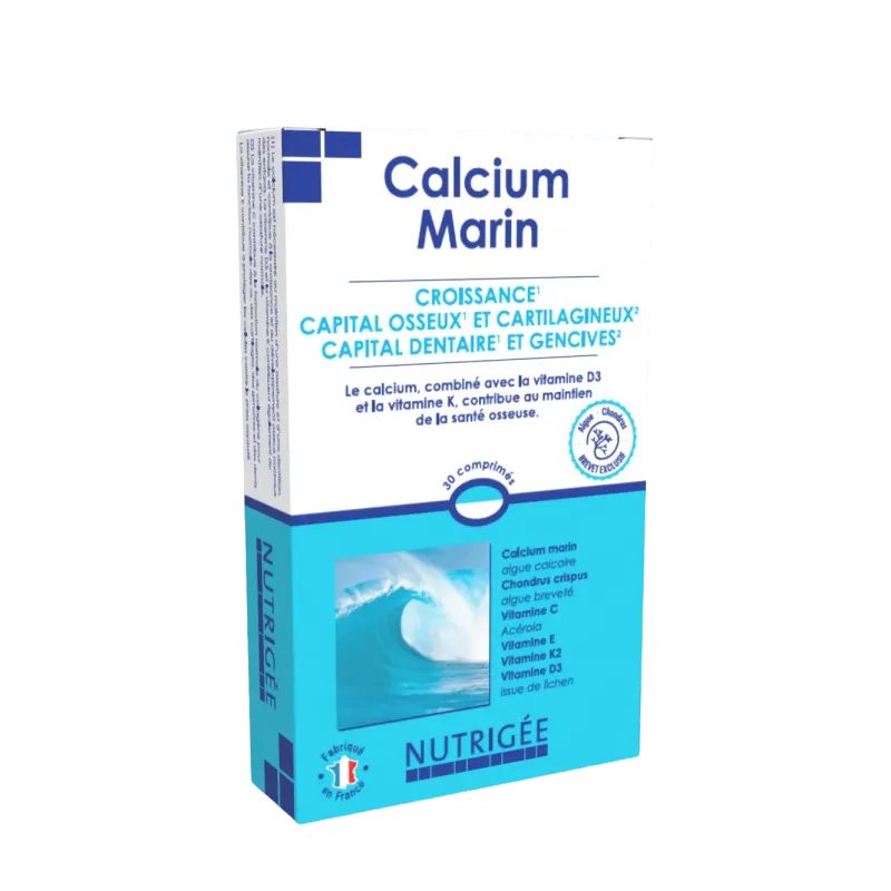 Calcium Marin - 30 comprimés - NUTRIGÉE