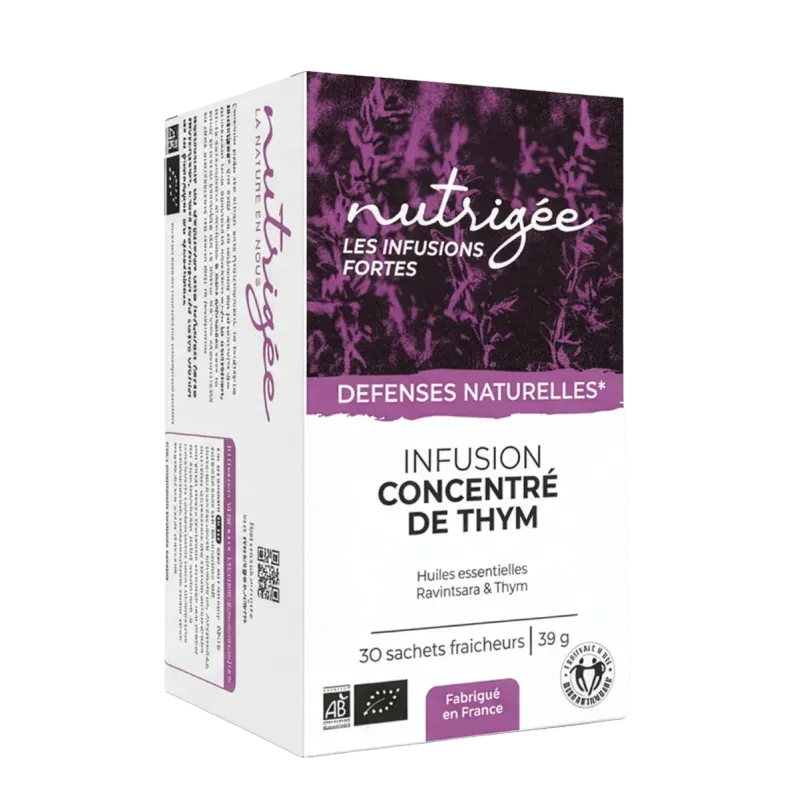 Infusion Concentré de Thym – Confort respiratoire et immunité – 30 sachets | NATURAMedicatrix