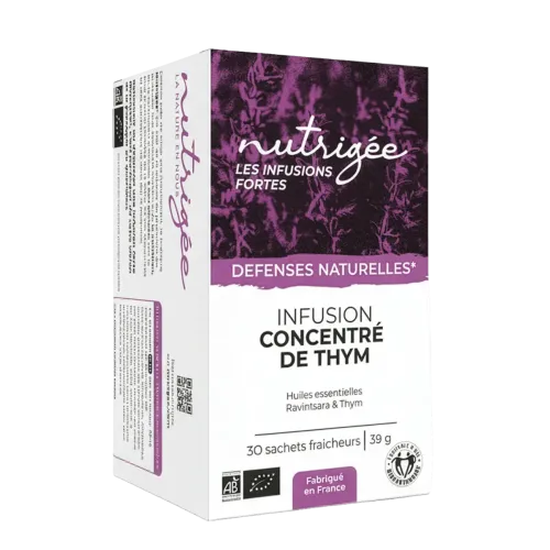 Infusion Concentré de Thym – Confort respiratoire et immunité – 30 sachets | NATURAMedicatrix