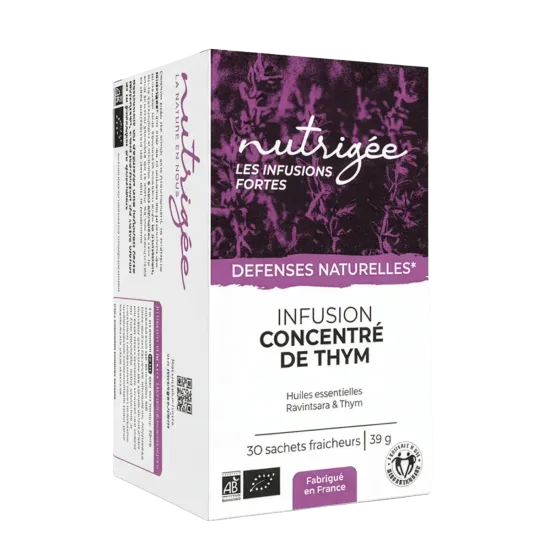 Organic Concentrated Thyme Herbal Tea 30 Bags – Throat | Nutrigée