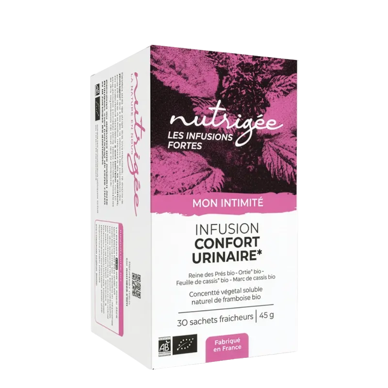 Infusion Confort Urinaire – Bien-être intime et voies urinaires – 30 sachets | NATURAMedicatrix