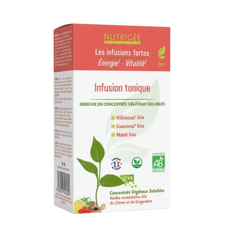 Infusion tonique – Énergie et vitalité – 30 sachets | NATURAMedicatrix