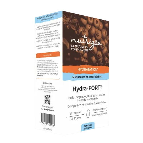 Hydra-FORT oméga 7 6 9 peau et muqueuses | NATURAMedicatrix