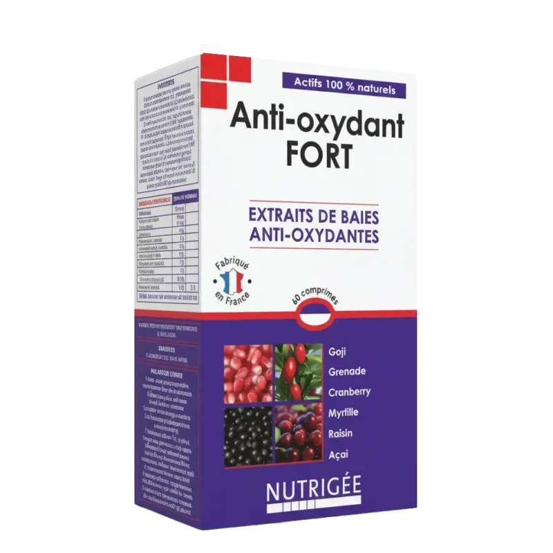 Anti-oxydant FORT naturel - 60 comprimés - NUTRIGÉE
