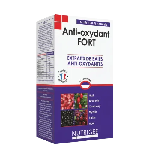 Anti-oxydant FORT naturel - 60 comprimés - NUTRIGÉE