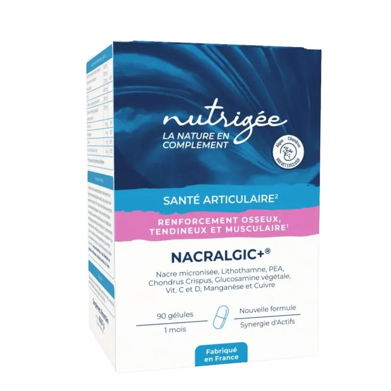 Nacralgic + ® 90 capsules — OS & Articulations | Nutrigée