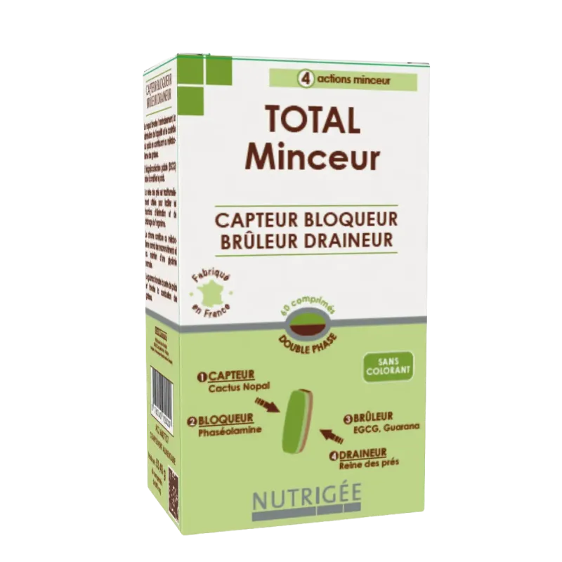 TOTAL Minceur – Contrôle du poids – 60 comprimés | NATURAMedicatrix