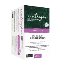 Organic Respiratory Herbal Tea 30 bags – Throat & Breathing | Nutrigée