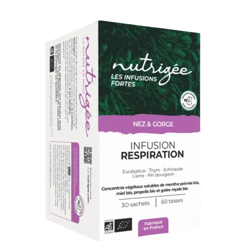 Infusion Respiration – Gorge, nez et immunité – 30 sachets | NATURAMedicatrix