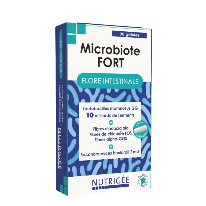 Microbiote FORT – Intestinal Flora – 30 Capsules | Nutrigée