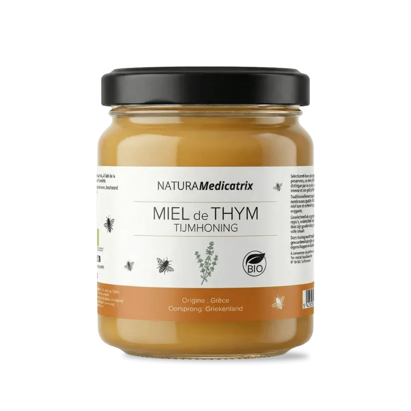 Miel de Thym Bio Grèce 400 g | NATURAMedicatrix