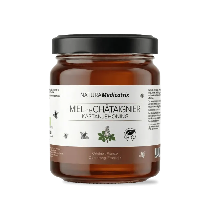 Miel de Châtaignier Bio France (Gard) | Miel corsé et boisé | NATURAMedicatrix