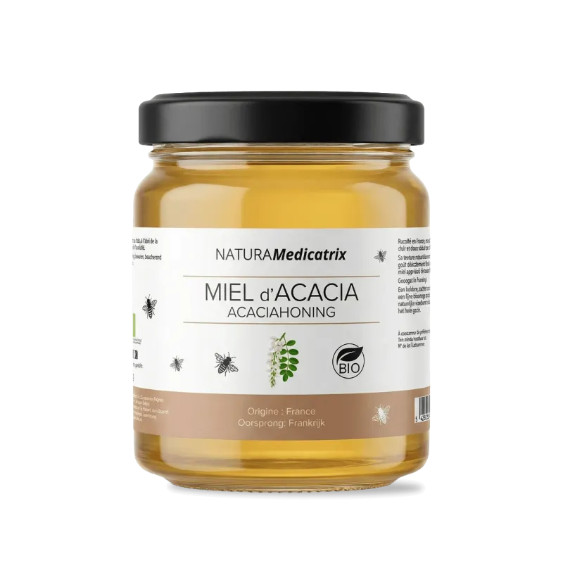 Miel d’Acacia Bio Haute-Saône | Récolté en France – NATURAMedicatrix