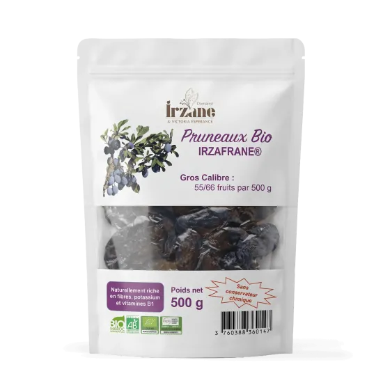 Organic Prunes 500g - No Additives or Preservatives | NATURAMedicatrix