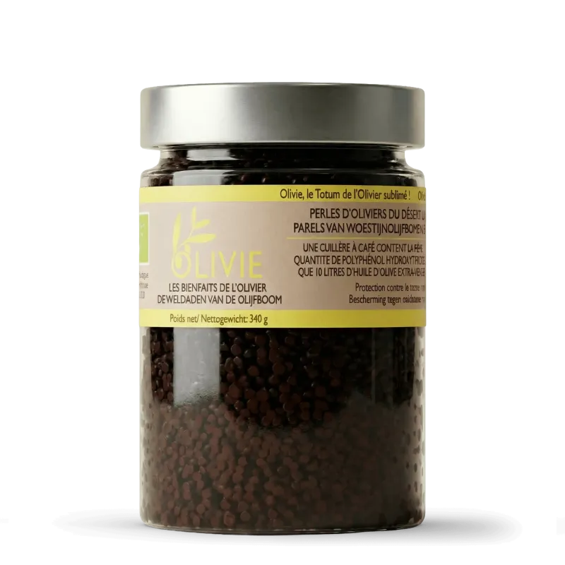 Olivie Perles aus Wüsten-Olivenbäumen – 340 g | Olivie Pharma®