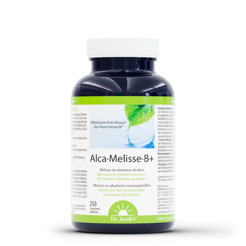 Alca-Melisse-B + 250 Tablets – Melissa & Magnesium | Dr. Jacob's