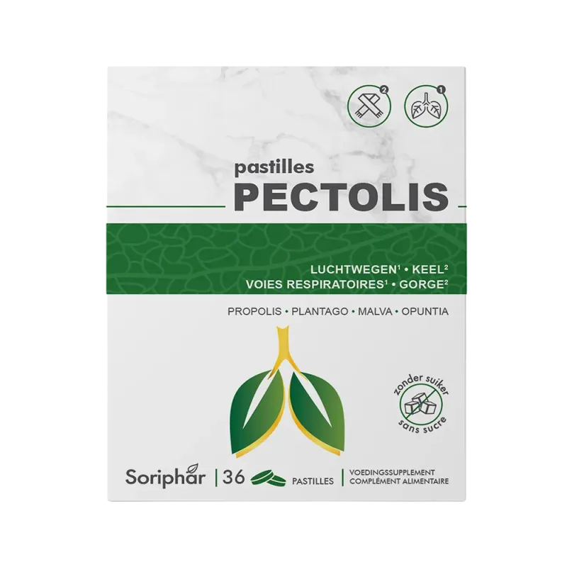 Pastilles Pectolis 36 comprimés | Gorge & Voies respiratoires