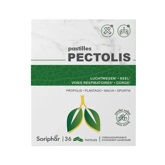Pastilles Pectolis 36 comprimés | Gorge & Voies respiratoires