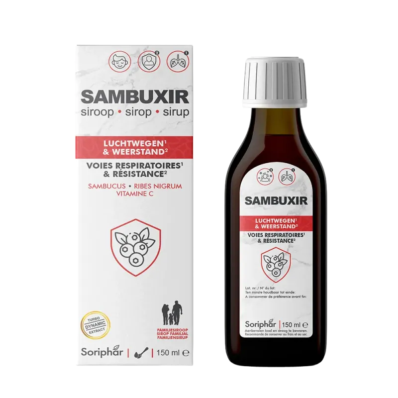 Sirop Sambuxir 150 ml | Voies respiratoires & Immunité